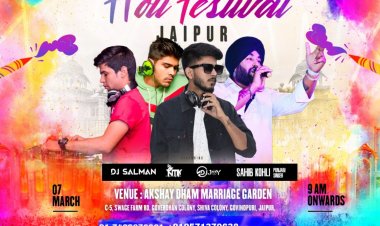 होली के सुभ अवसर पर जयपुर में होगा नायक होली फेस्टिवल का आयोजन